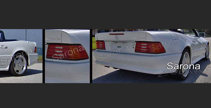 Custom Mercedes SL Trunk Wing  Convertible (1990 - 2002) - $470.00 (Manufacturer Sarona, Part #MB-041-TW)